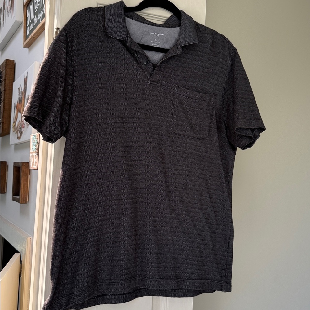 Van Heusen Flex Classic Fit Textured Polo